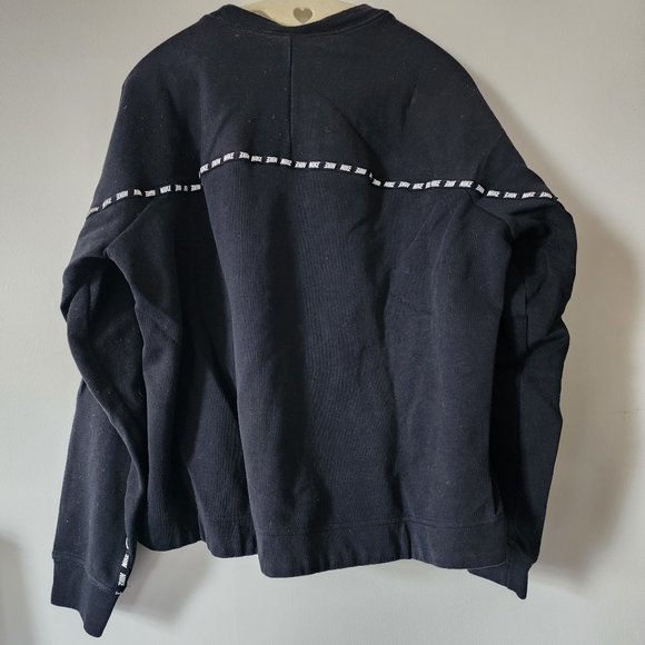 Nike black and white Spellout sweatshirt - Picture 2 of 3